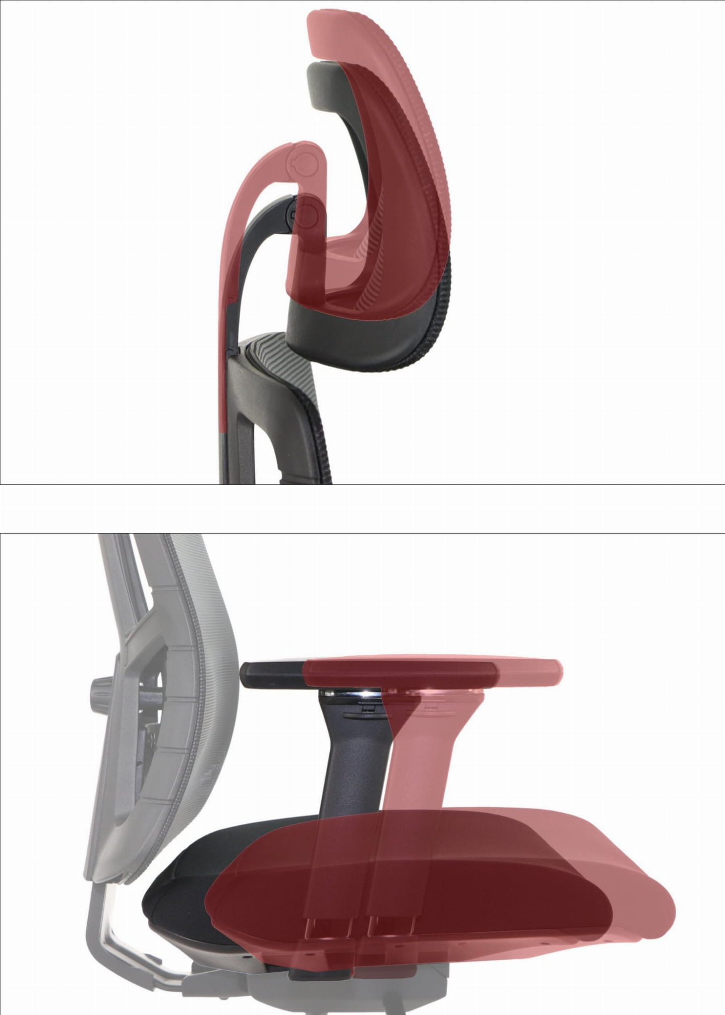 Ergonomiczny fotel biurowy obrotowy do biura i home office AKCENT PLUS czarny mechanizm samoważący podłokietniki 4D