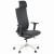 Ergonomiczny fotel biurowy obrotowy do biura i home office AKCENT/F PLUS czarny mechanizm samoważący podłokietniki 4D