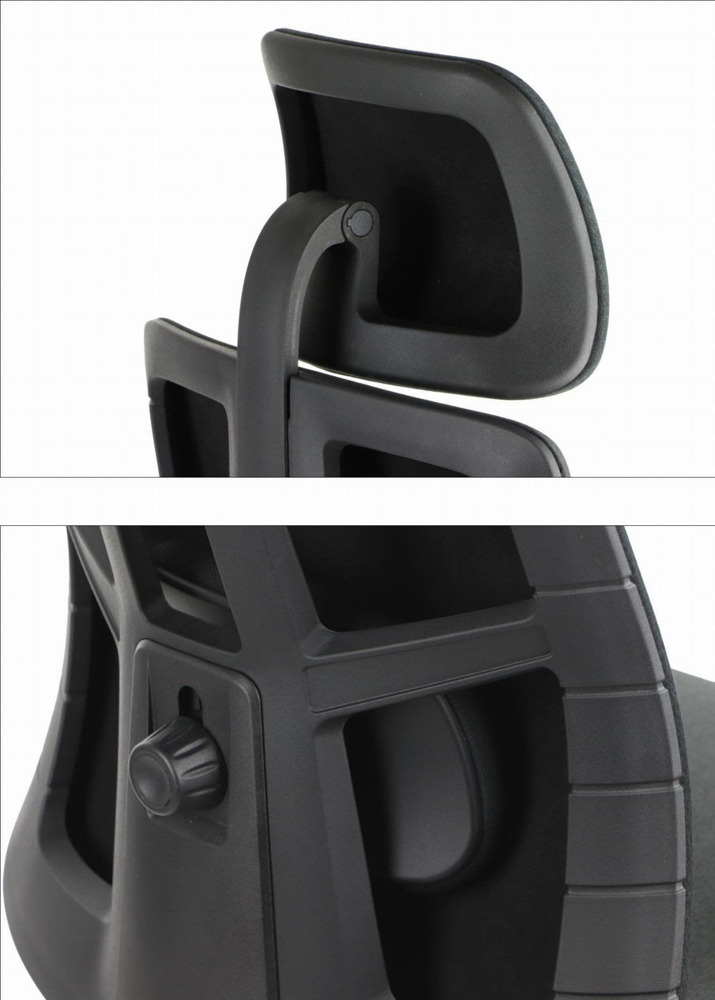 Ergonomiczny fotel biurowy obrotowy do biura i home office AKCENT/F PLUS czarny mechanizm samoważący podłokietniki 4D
