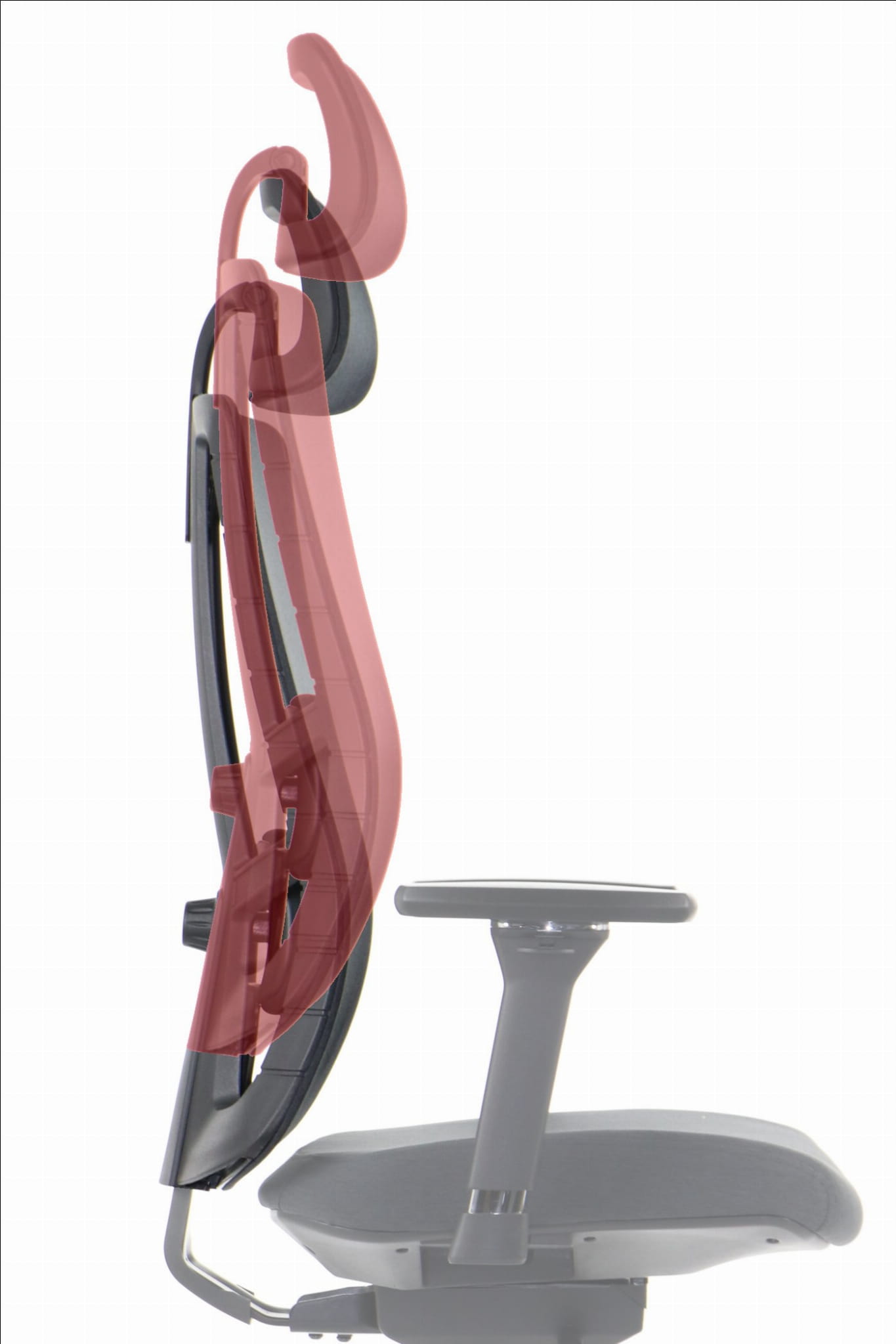 Ergonomiczny fotel biurowy obrotowy do biura i home office AKCENT/F PLUS czarny mechanizm samoważący podłokietniki 4D
