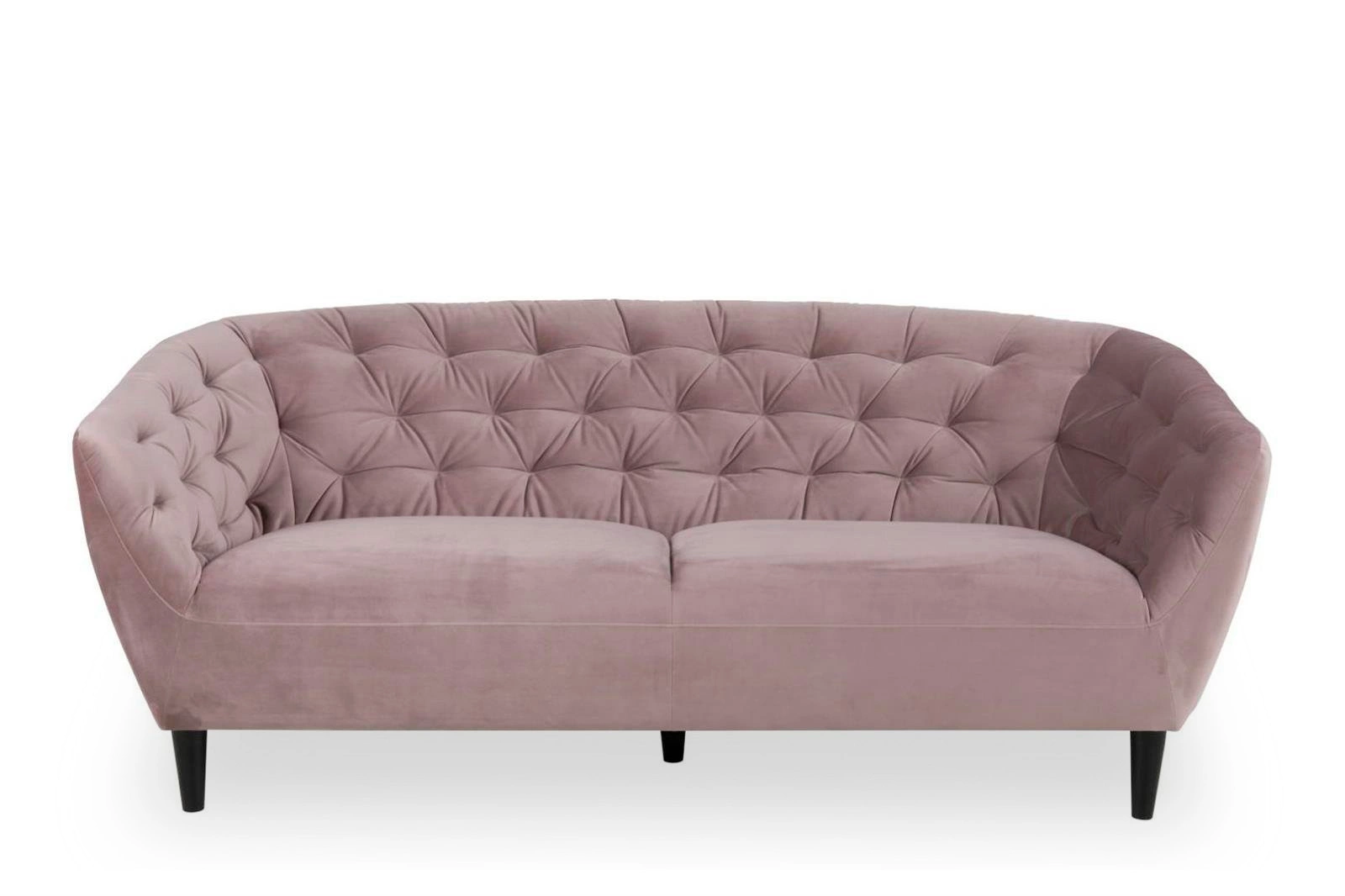 Sofa 3 osobowa Ria Velvet dusty rose Sofa