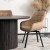 Krzesło tapicerowane LUNA beżowy welur na metalowych nogach – homestyleconcept.pl