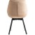 Stylowe krzesło tapicerowane LUNA beżowy welur – homestyleconcept.pl
