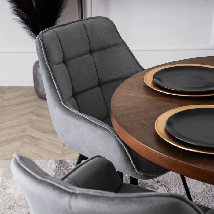 Eleganckie krzesło obrotowe LUNA do nowoczesnych wnętrz – homestyleconcept.pl
