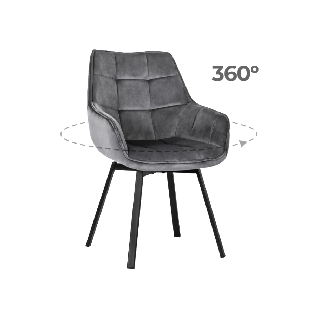 Szare krzesło tapicerowane LUNA do jadalni i salonu – homestyleconcept.pl-3.png