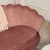 Sofa Dwuosobowa Muszelka wypoczynek do salonu ZENDAYA Glamour Różowa