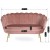 Sofa Dwuosobowa Muszelka wypoczynek do salonu ZENDAYA Glamour Różowa