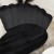 Sofa Dwuosobowa Muszelka wypoczynek do salonu ZENDAYA Glamour Czarna